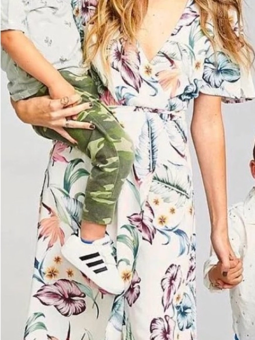 Show Me Your MuMu - Meghan Wrap Dress in Tropical Birds of Paradise Floral Print
